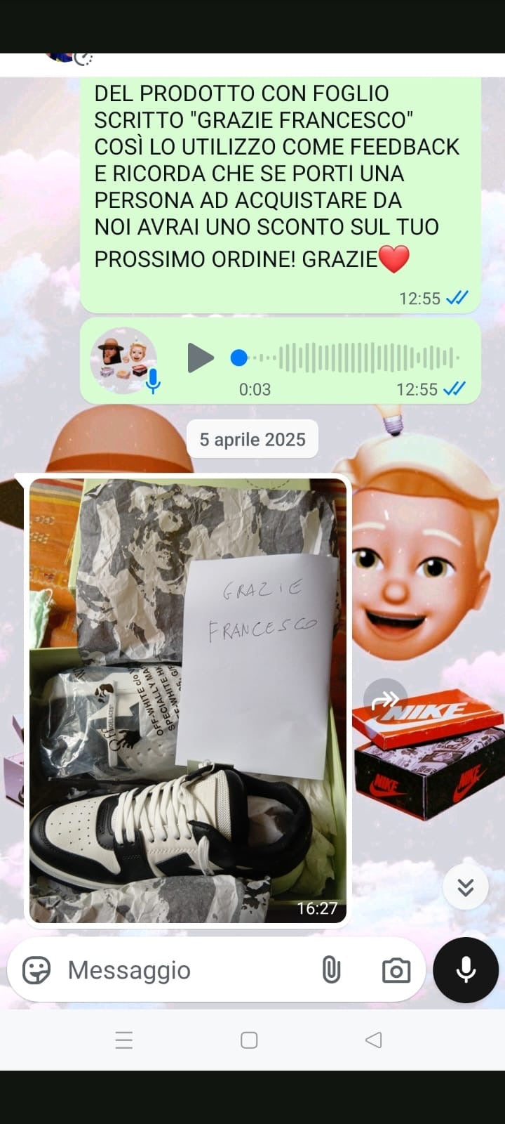 Feedback cliente 8