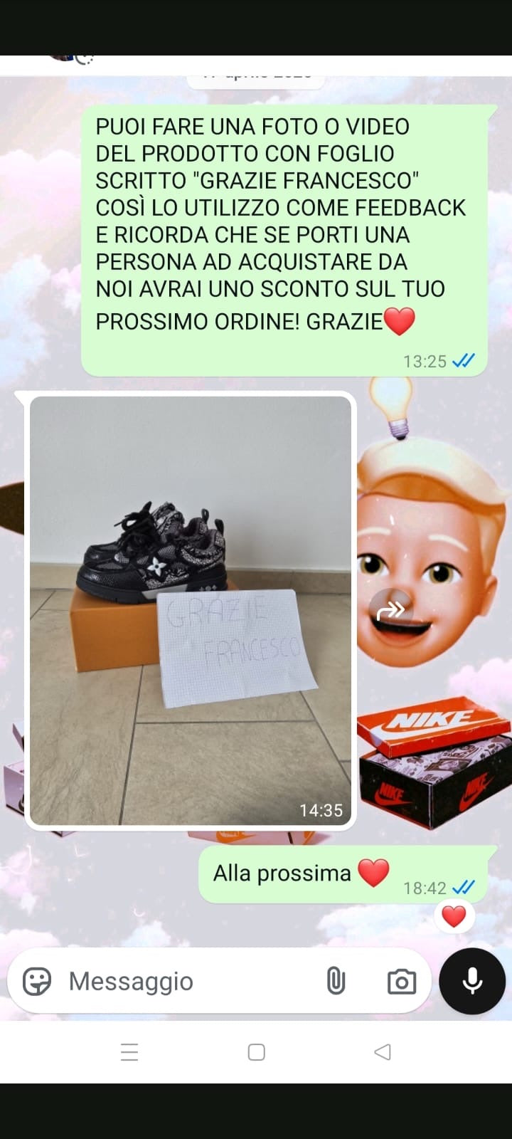Feedback cliente 17
