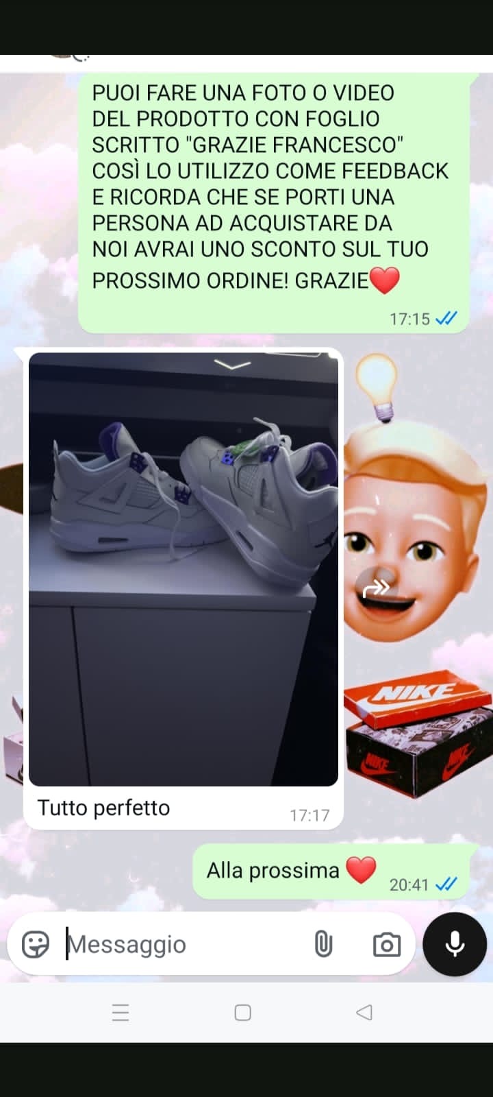 Feedback cliente 40