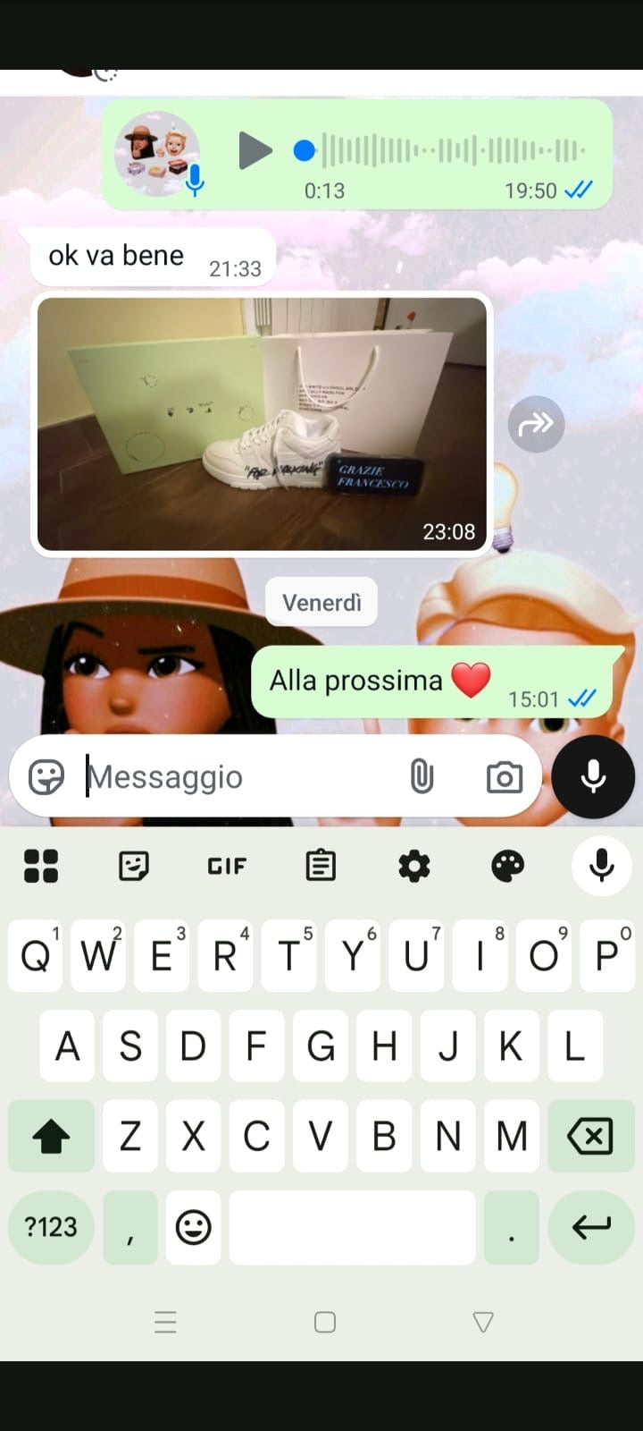 Feedback cliente 45