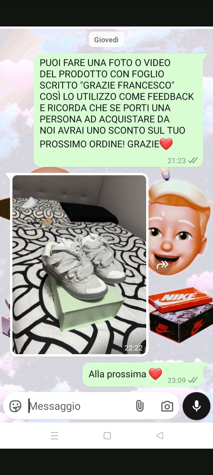 Feedback cliente 12